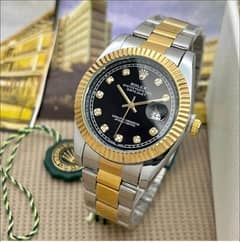 new Rolex mens watch golden .