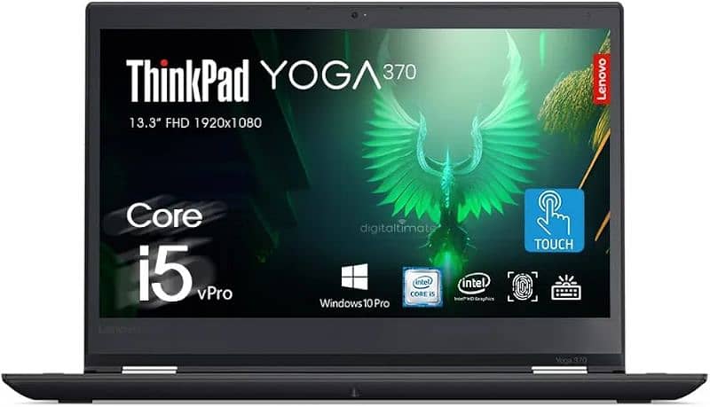 Lenovo Yoga 370, Core i5 7th generation, 8gb ram, 256ssd 1