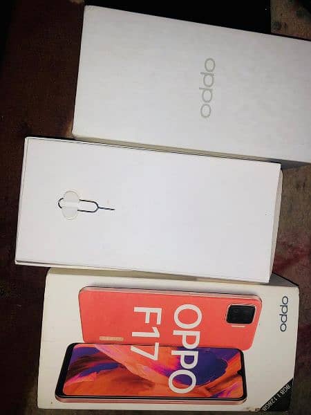 oppo f17 128 GB memory 8GB RAM 5 +all okay 1