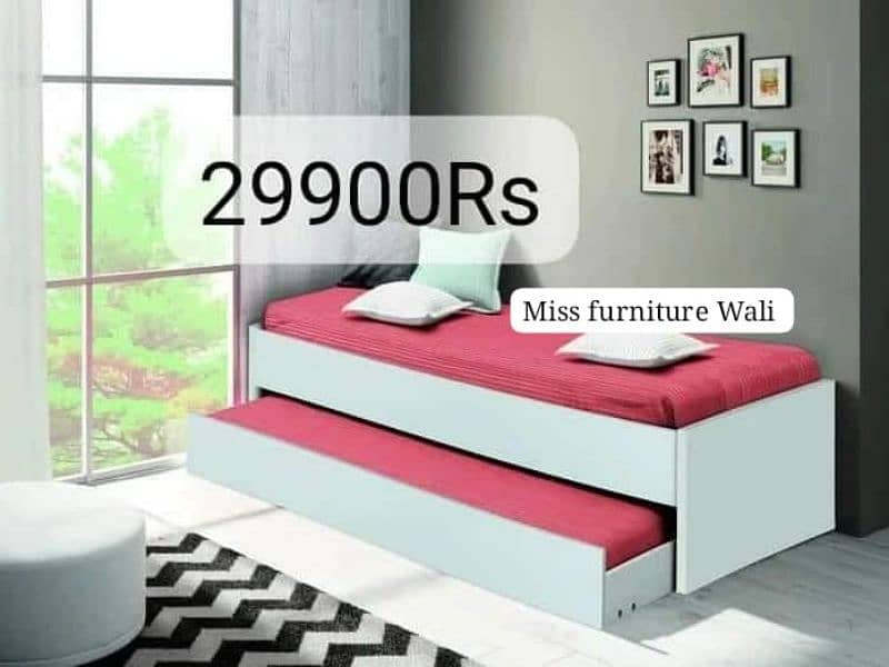 Single bed with drawer bed 2