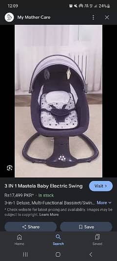 baby electric swing(mastela)