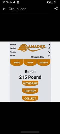 Amadox Earning App