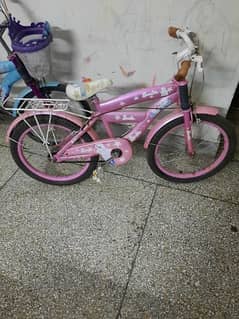 China original bicycle pink colour less use