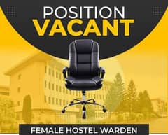 Female warden require