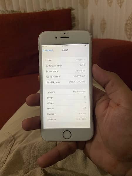 Iphone 6s 128gb silver 2