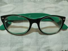 Ray Ben black and green glasses