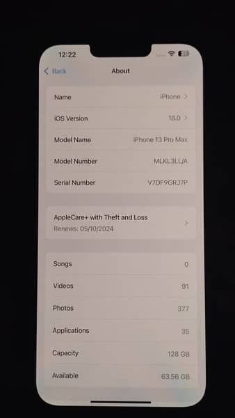 iPhone 13 Pro Max | 128GB | Graphite | Non-PTA | Excellent Condition 6