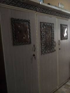 New condition 3 door cupboard With LED lights.