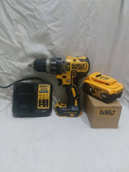 Dewalt DCD796D2 Combi Drill 20V 6.0Ah Li-Ion XR BL Compact 0