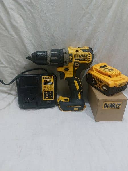 Dewalt DCD796D2 Combi Drill 20V 6.0Ah Li-Ion XR BL Compact 10