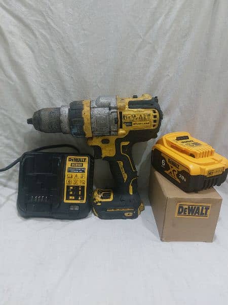 DeWalt DCD996 20V Cordless XR 3 Speed Brushless Hammer Combi Drill Kit 2