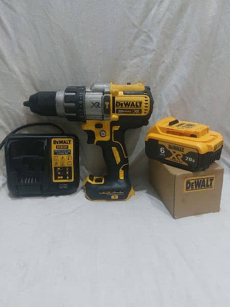 DeWalt DCD996 20V Cordless XR 3 Speed Brushless Hammer Combi Drill Kit 8