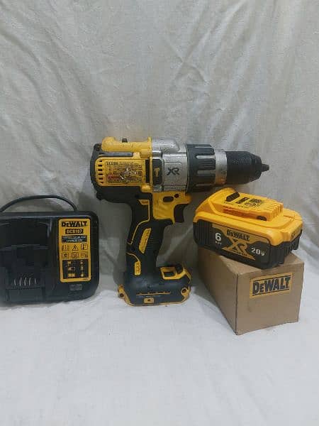 DeWalt DCD996 20V Cordless XR 3 Speed Brushless Hammer Combi Drill Kit 9