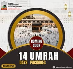 Umrah package for 21 days,14 days