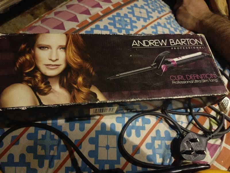 professional Andrew Barton curling iron 1