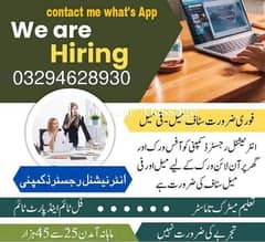 Full time,Part time,Online and home base work jobs available