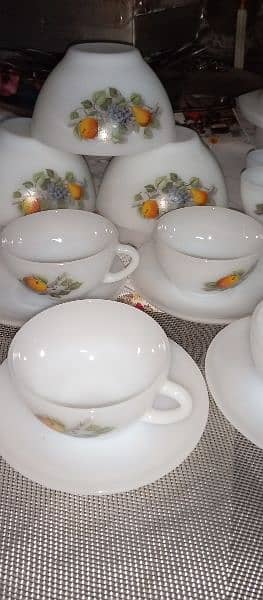 arcopal marble used but good dinner set 47000rs  (56 pcs) 4