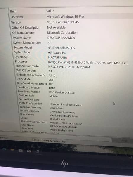 Hp 850 G5/6 i5 8thgen 6