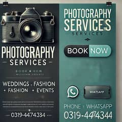 Photographer and videographer for Photography and videography