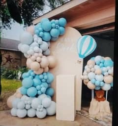 Birthday balloons decor