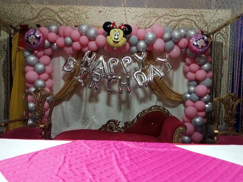 Birthday balloons decor 1