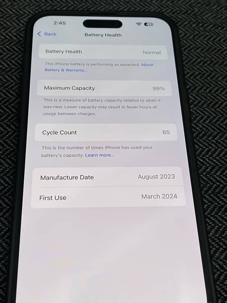 Iphone 15 pro max FU 3
