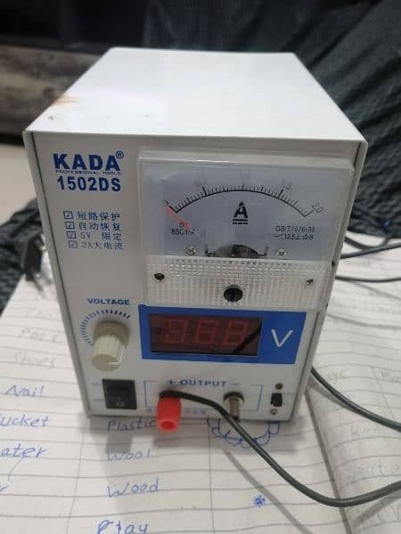 Digital multimeter, Soldering station, Digital power supply 3