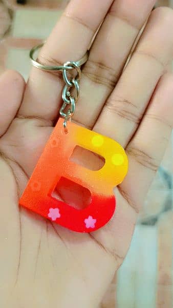 Resin Art keychains 0