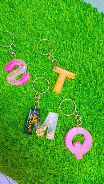 Resin Art keychains 2