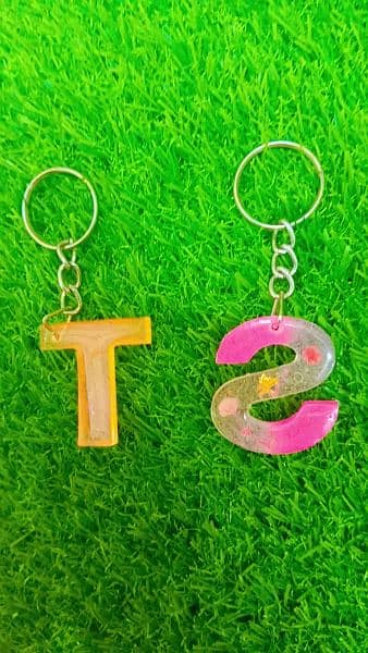 Resin Art keychains 3