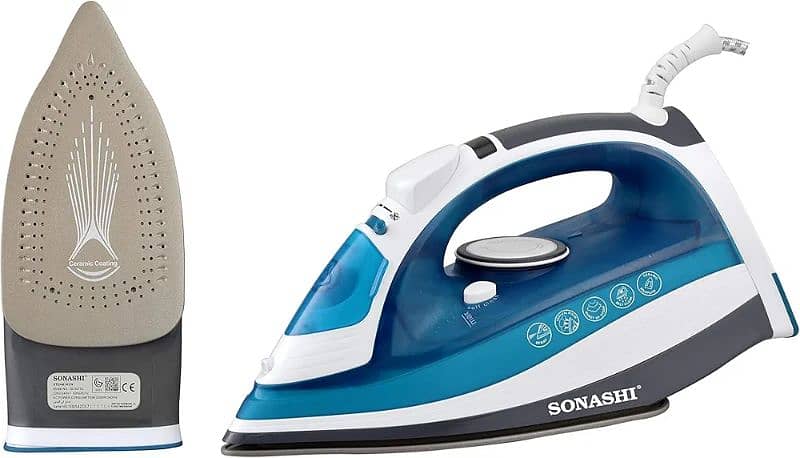 SONASHI STEAM IRON WITH CERAMIC SOLEPLATE 0