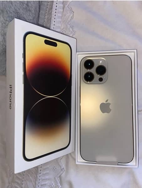 iphone 14 pro max  jv  128gb Gold color 0