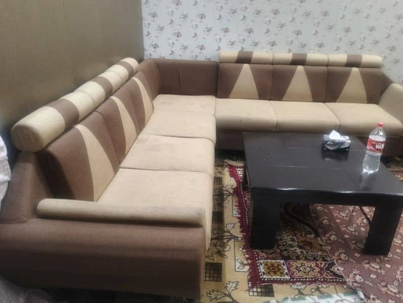 L Type Sofa Almost New 1