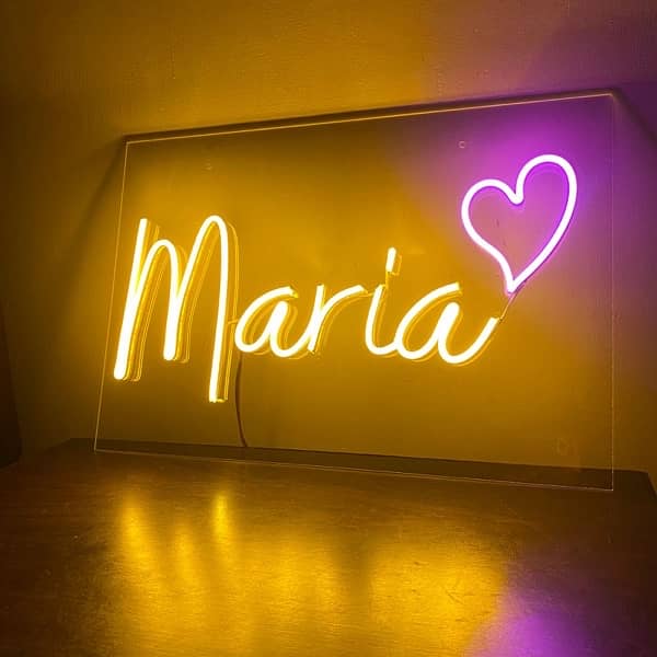 neon sign board|couple name sign board|name board 5