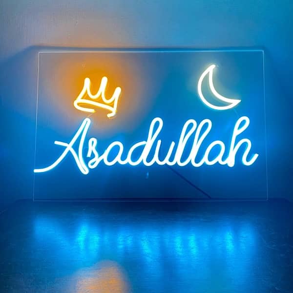 neon sign board|couple name sign board|name board 7