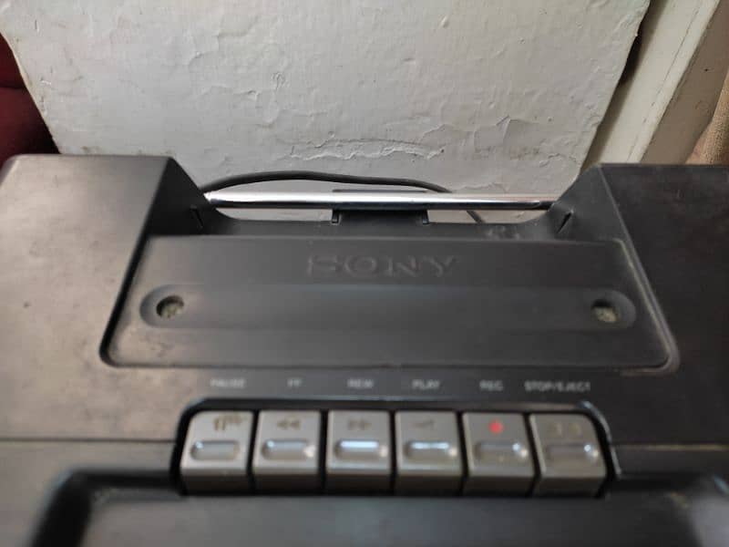 Original SONY Radio Deck & Cassettes Player Like New- Throw Away Price 3