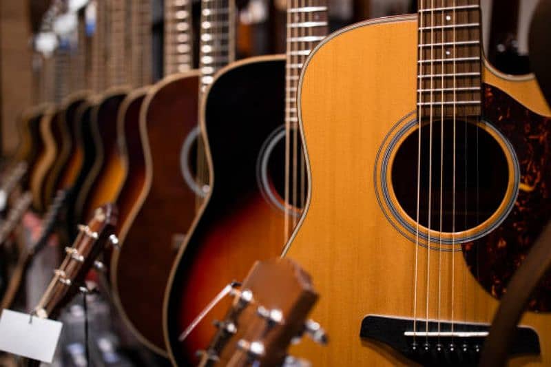 begginer guitars, guitar shops in lahore, acoustic guitar 4