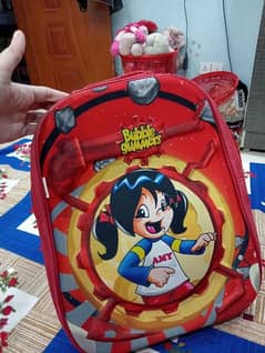 school bags bubble gummer with trolley