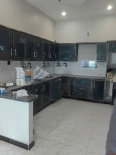 three bed dd ground floor portion for rent in johar