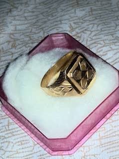 Gold ring for men