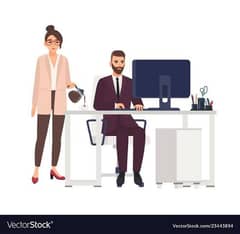 female secretary