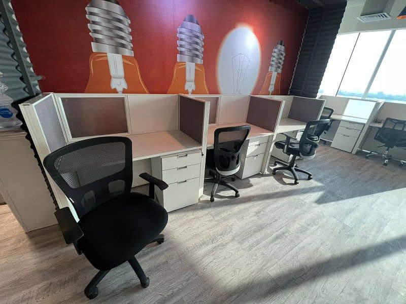 office workstation tables and chairs 2