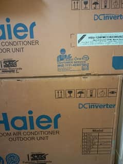 haier 1 ton ac box pack brand new condition slightly use 03216692661 0