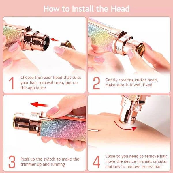 2 in 1 Facial and Eyeshadow Hair Remover 6