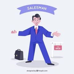 sales man for ladies garments