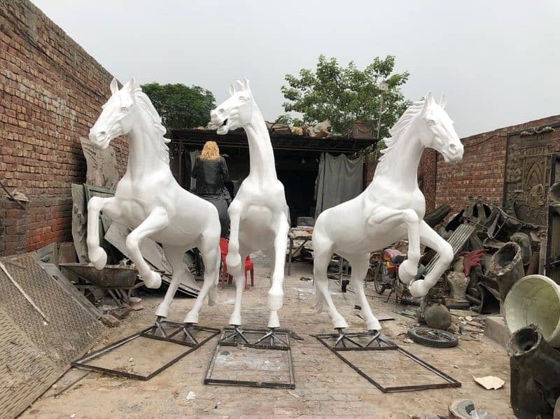 Markhor ibex statue and sculpture 8