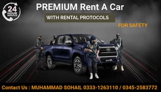 Vigo with Security Guard on Rent in Pakistan,Rent A Car With Protocol