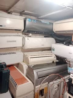 Used split AC and DC inverter 1 and 1.5 ton