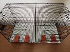 Folding cage (pinjra) for parrots,cats,hens, puppy 0