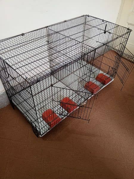 Folding cage (pinjra) for parrots,cats,hens, puppy 1